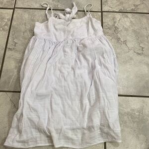 american eagle white dress